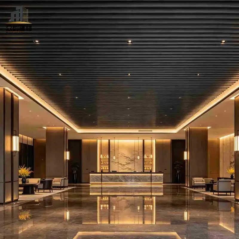 Aluminum Grid Ceiling | Custom Open-Cell Metal Ceiling System